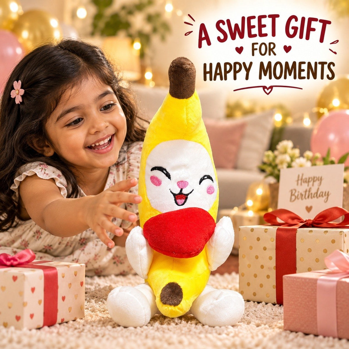 Crybananacat Official Adorable Banana Cat Plush Toy | Ultra Soft Cute Toy