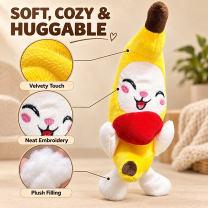 Crybananacat Official Adorable Banana Cat Plush Toy | Ultra Soft Cute Toy