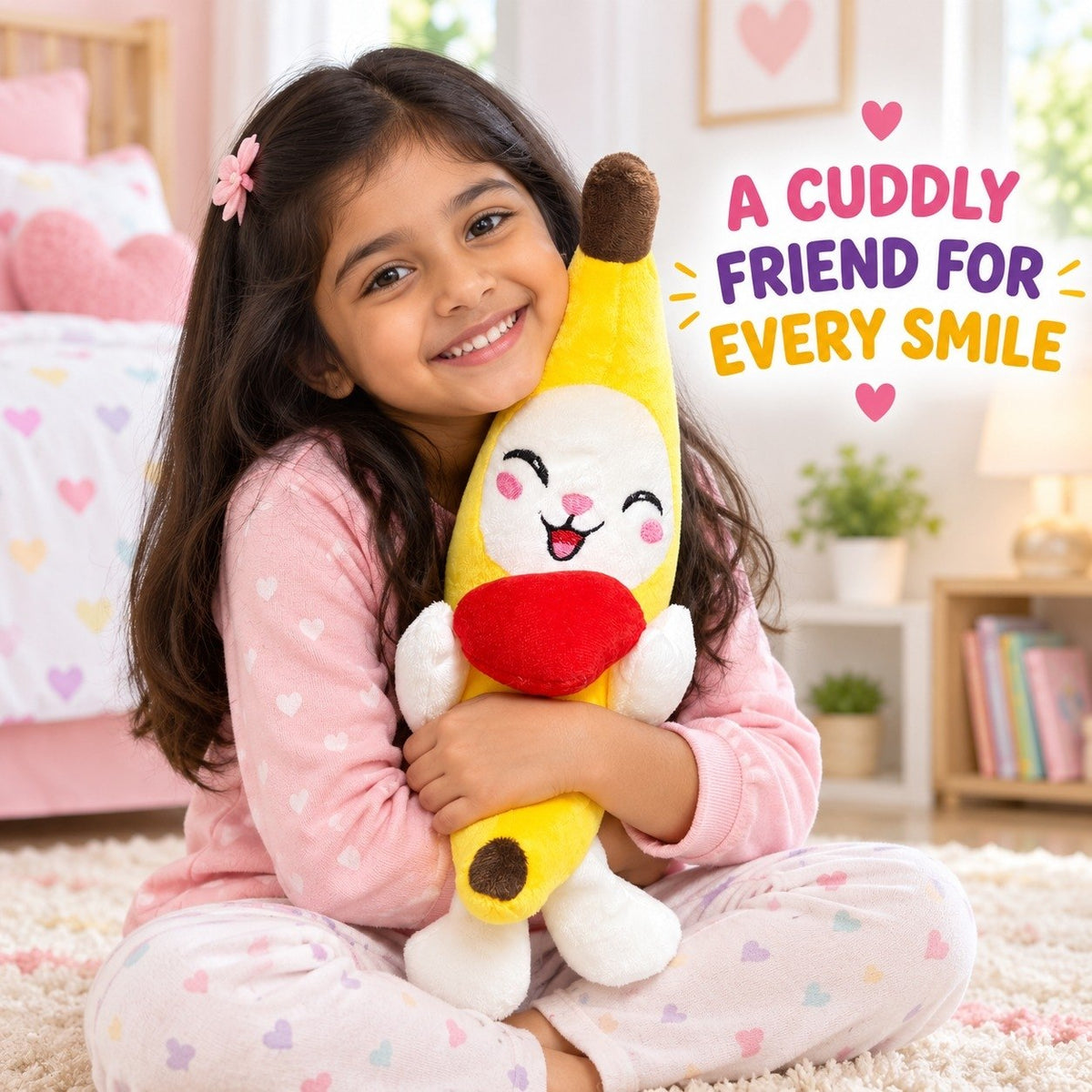 Crybananacat Official Adorable Banana Cat Plush Toy | Ultra Soft Cute Toy