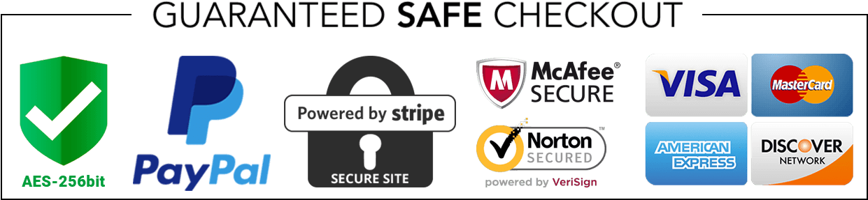 Payment and security badges